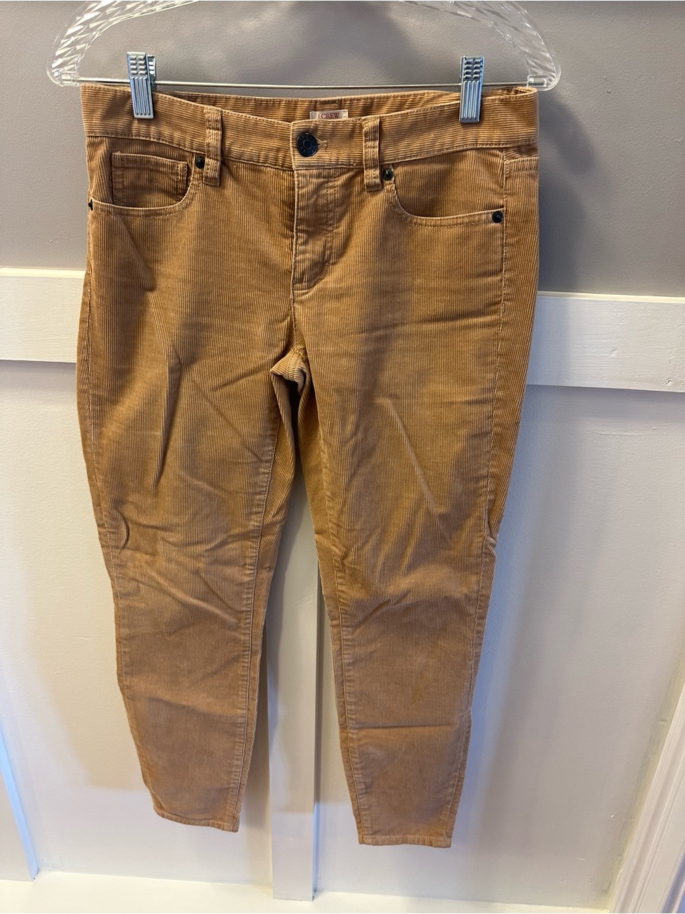 Women’s Slim Corduroy Jeans in Camel size 26